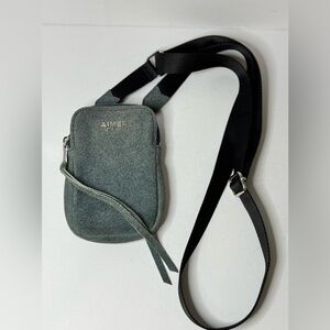 Aimee Kestenberg Women's Just Saying Handbag Purse Blue Denim Crossbody Bag EUc